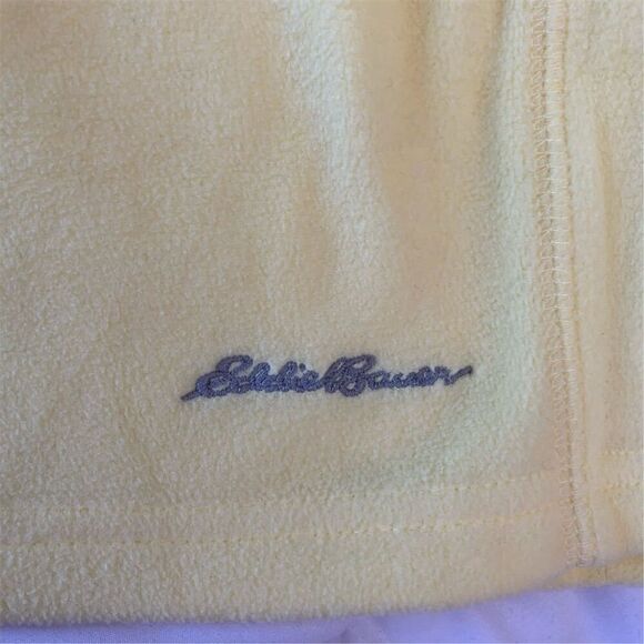 Eddie Bauer  Women's 2XL Buttery Yellow 1/4 Zip Pullover Golf Top Fleece - Picture 2 of 6